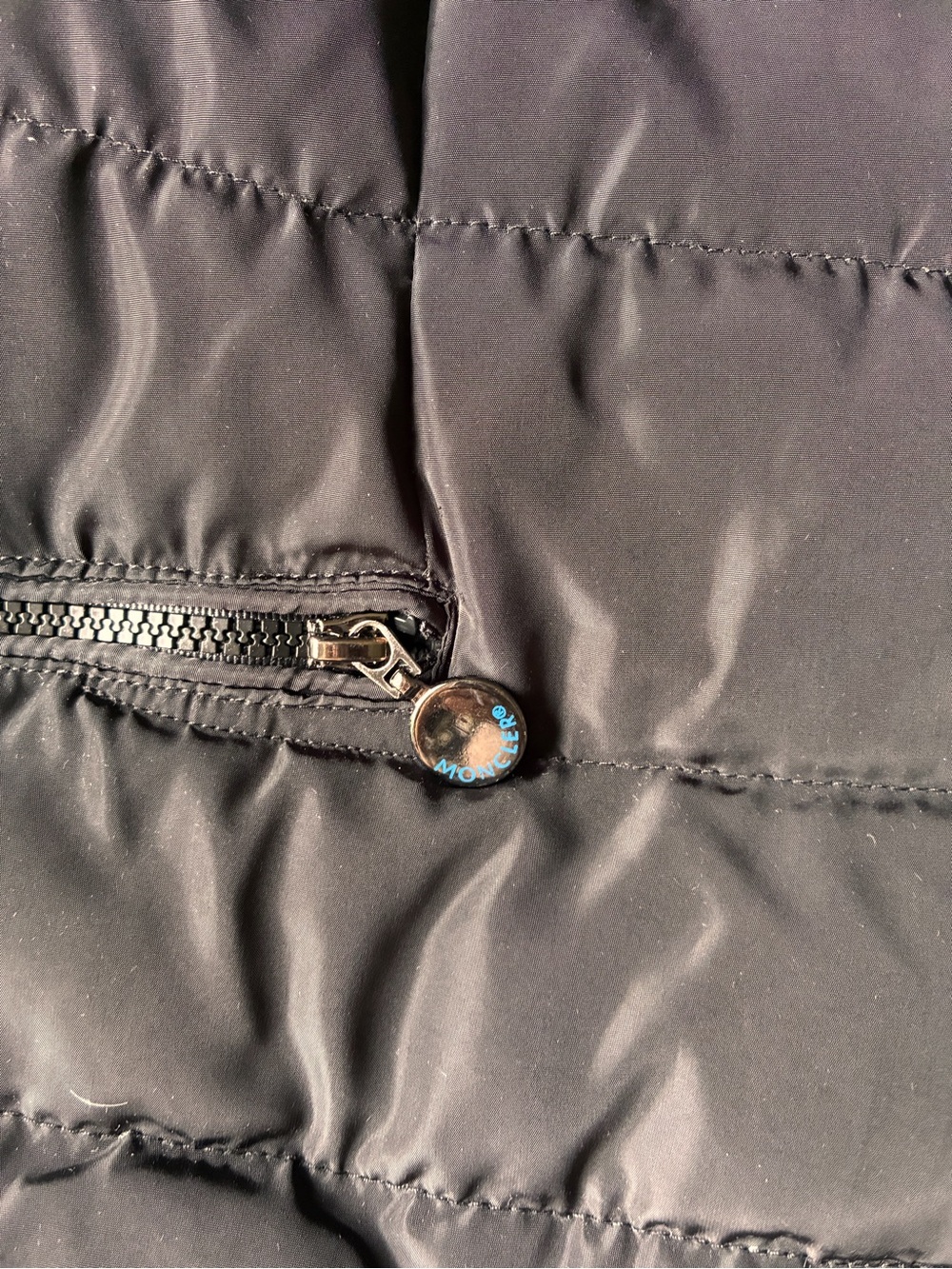 Moncler Black Shiny Quilted Jacket (unsure of authenticity) - Picture 3 of 10